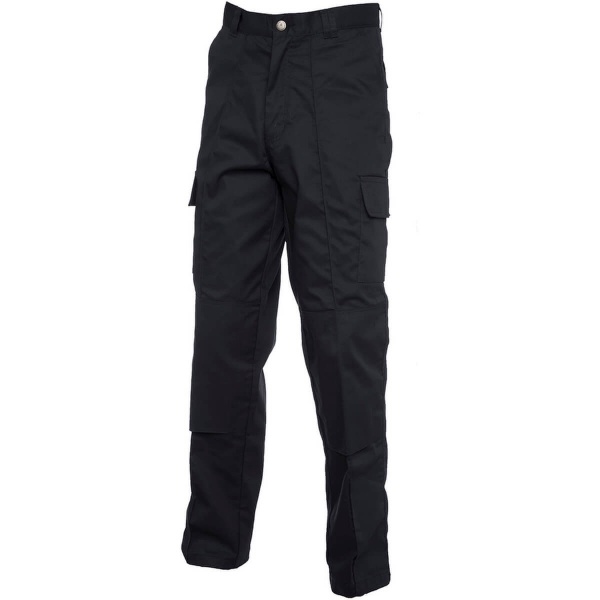 Uneek Clothing UC904 Cargo Trouser with bottom opening  Knee Pad Pockets 245gsm